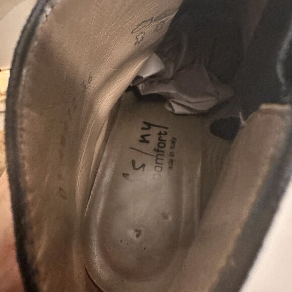 French Sole FS/NY Eva Boots Women’s Size 6 Hand Made in Italian Suede Black Zip - Picture 16 of 16